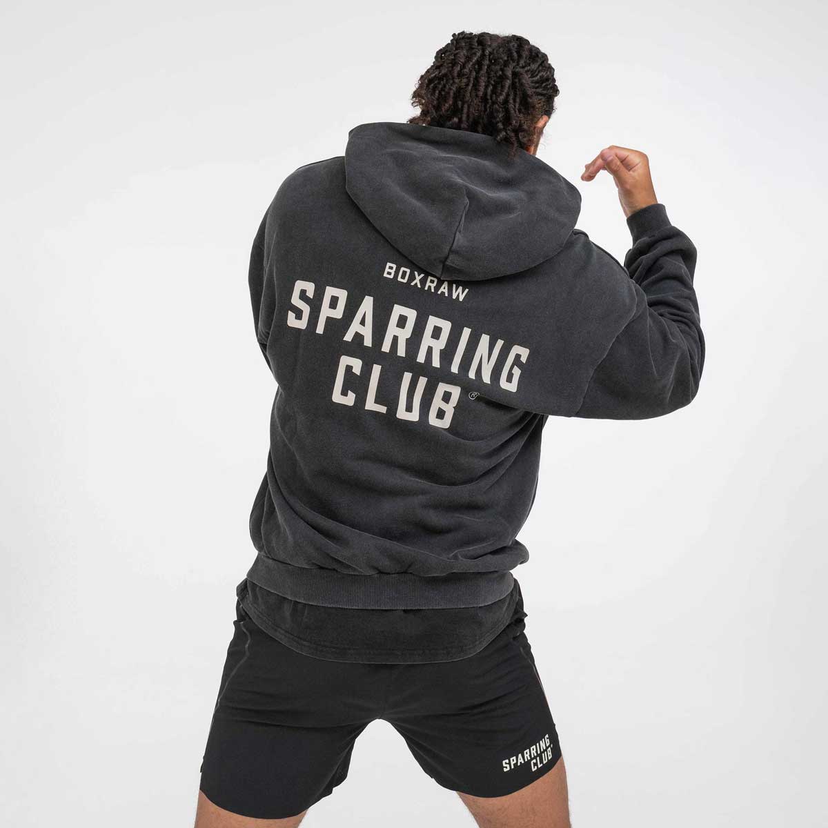 Sudadera Boxraw Sparring Club Oversize con capucha y cremallera  - Image 6