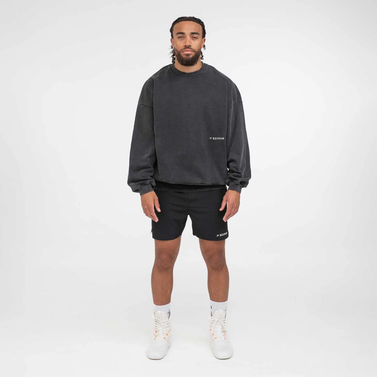 Sudadera Boxraw Sparring Club Oversize Negro  - Image 2