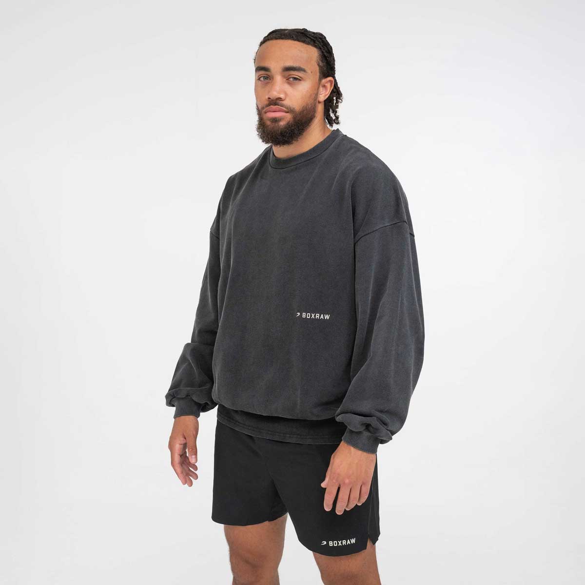 Sudadera Boxraw Sparring Club Oversize Negro  - Image 5