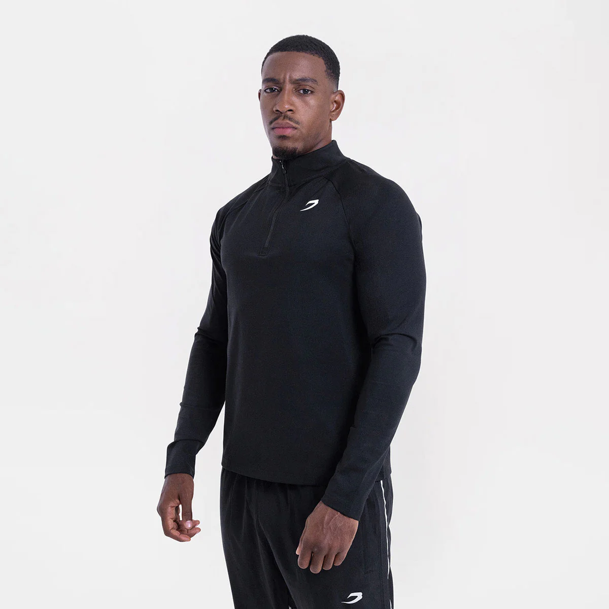 Sudadera Boxraw Valdes con cremallera Negra 