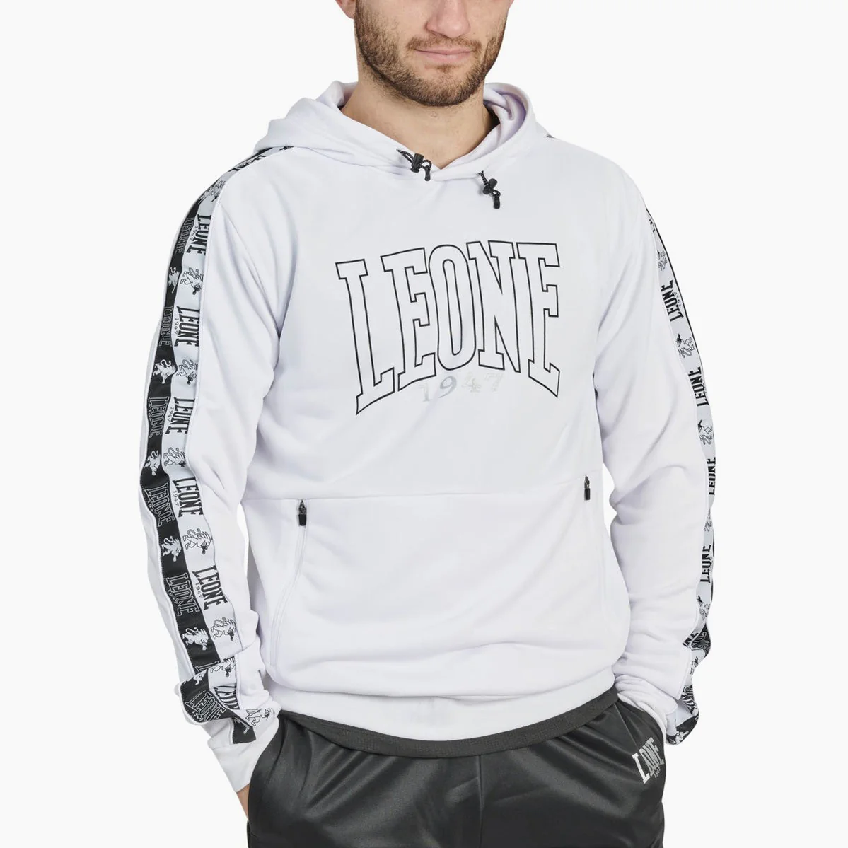 Sudadera de chándal Leone Iconic con capucha ABX436 