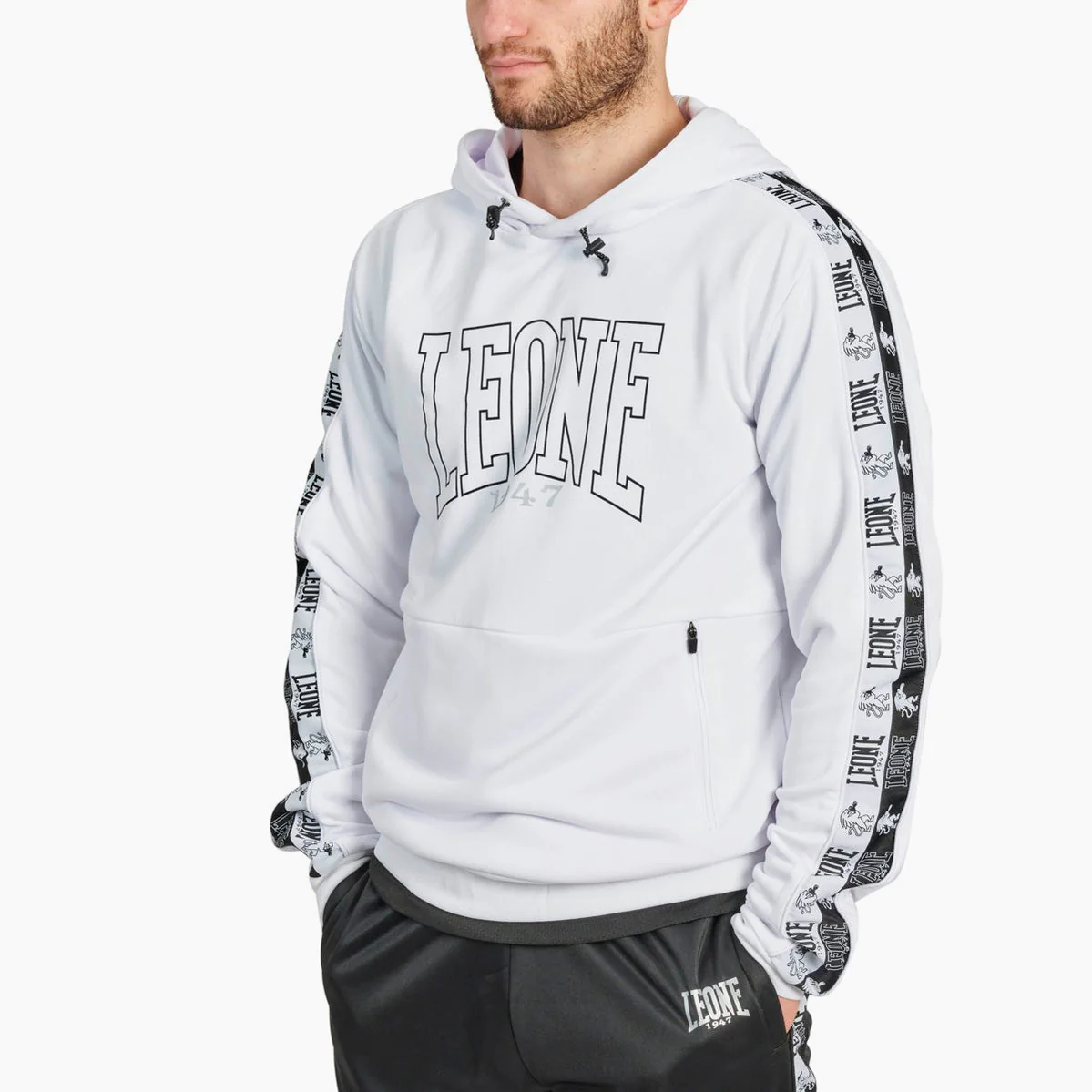 Sudadera de chándal Leone Iconic con capucha ABX436  - Image 2