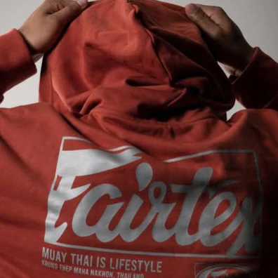 Sudadera Fairtex FHS22 con capucha Naranja  - Image 4