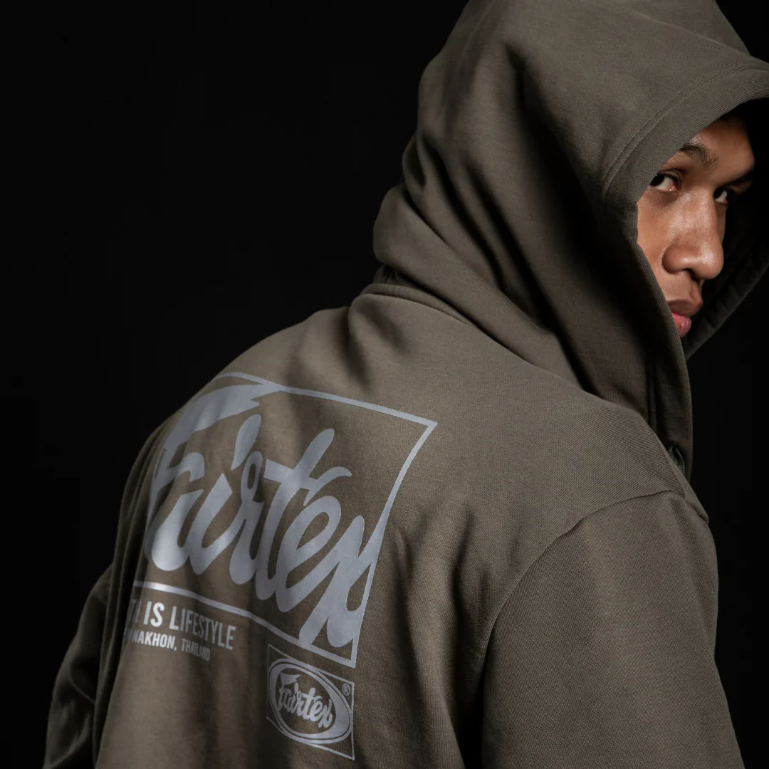 Sudadera Fairtex FHS22 con capucha Verde  - Image 3