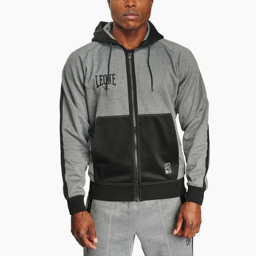 Sudadera Leone Melange ABX611 con capucha 