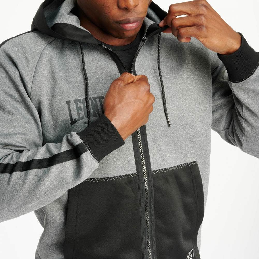 Sudadera Leone Melange ABX611 con capucha  - Image 9