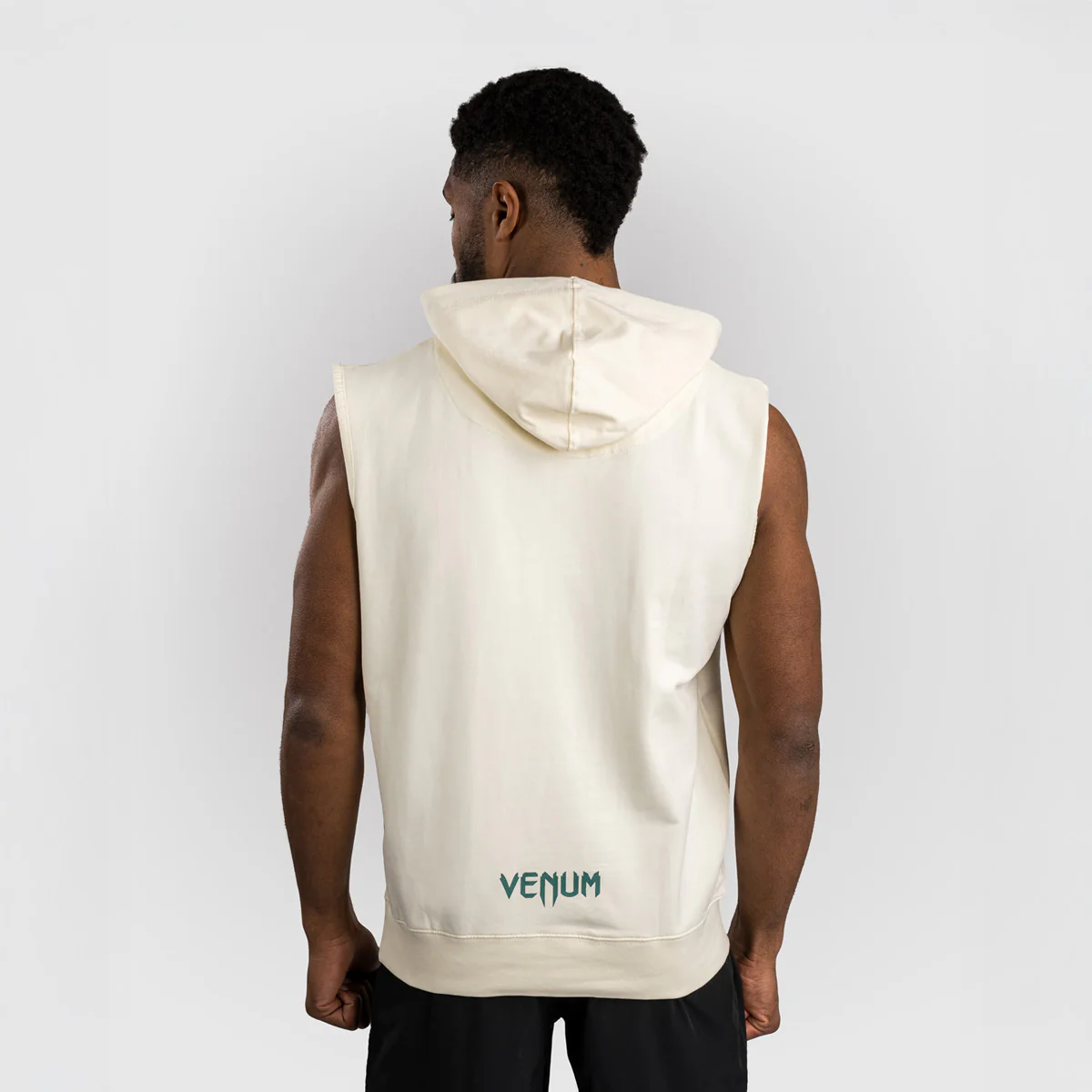 Sudadera sin mangas Venum Sparring con capucha Vainilla  - Image 3