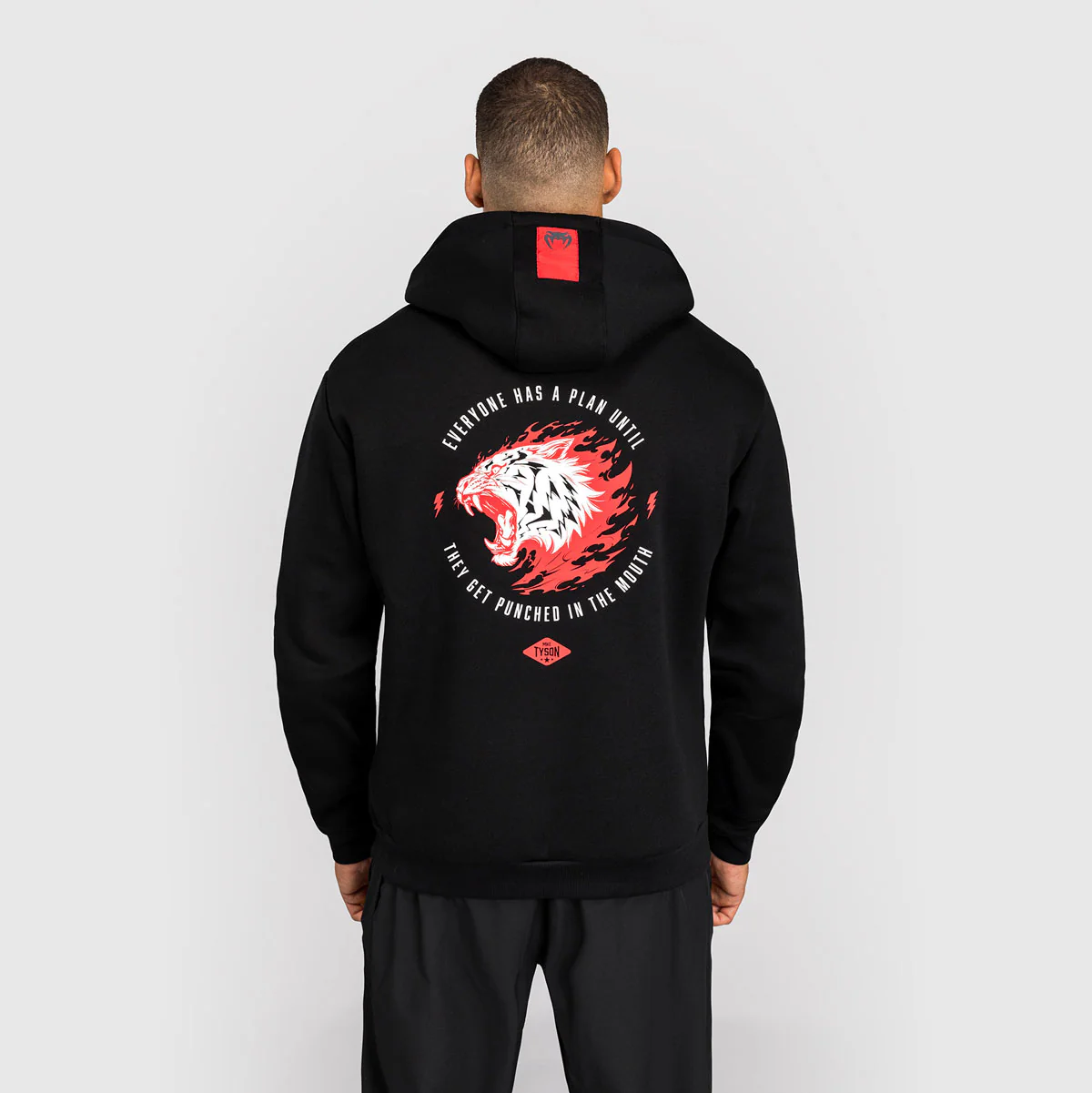 Sudadera Venum x Mike Tyson Tiger con capucha Negro 