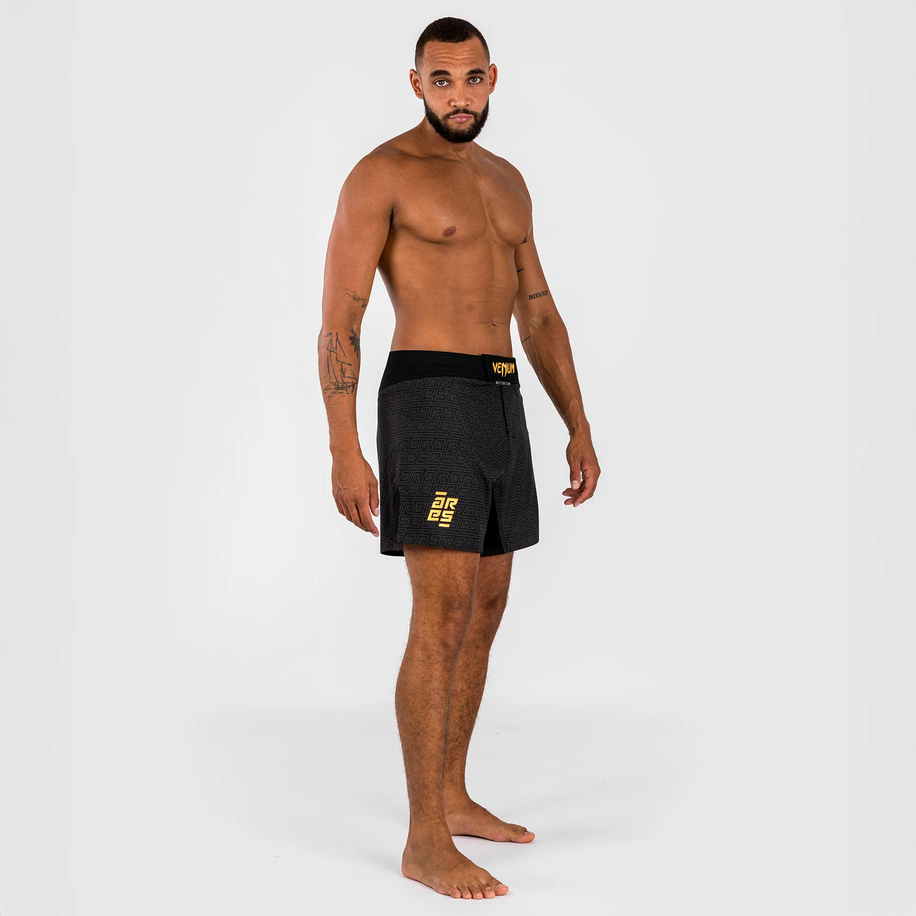 Pantalones MMA Venum X Ares 2.0 Negro-oro - Image 4